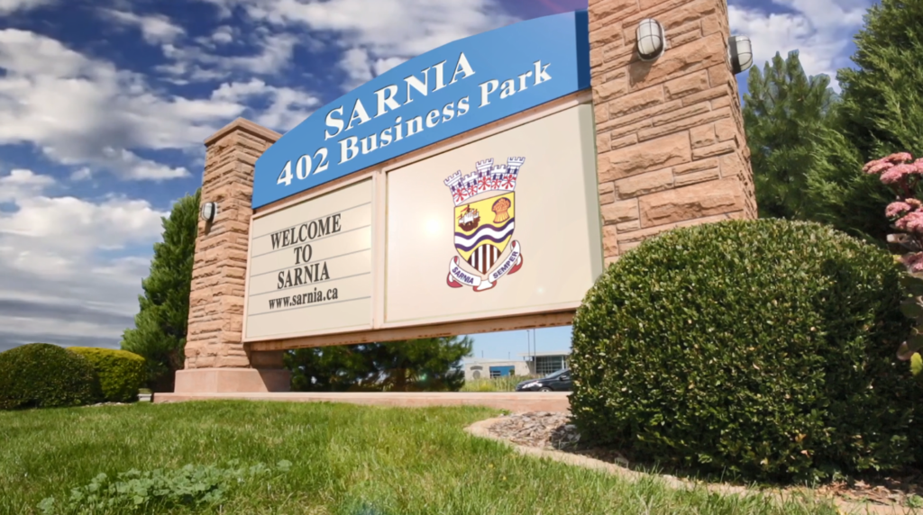 Business Park sign