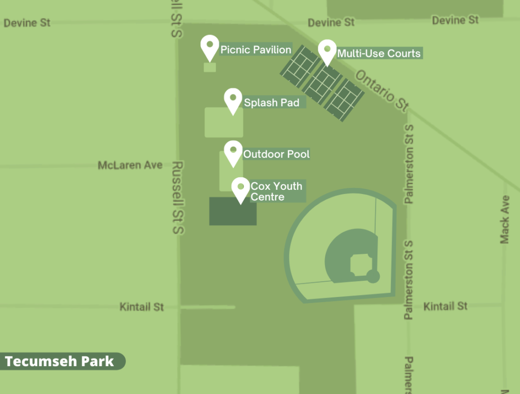 Tecumseh Map